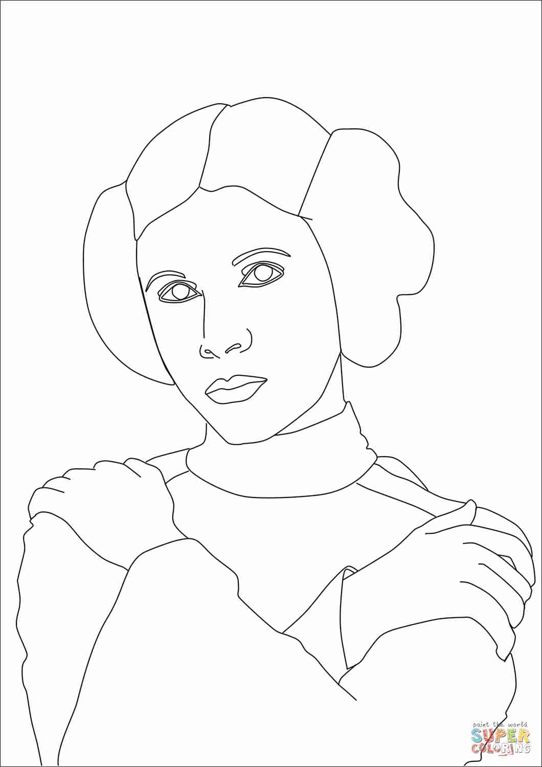 82 Princess Leia Coloring Pages Printable 77