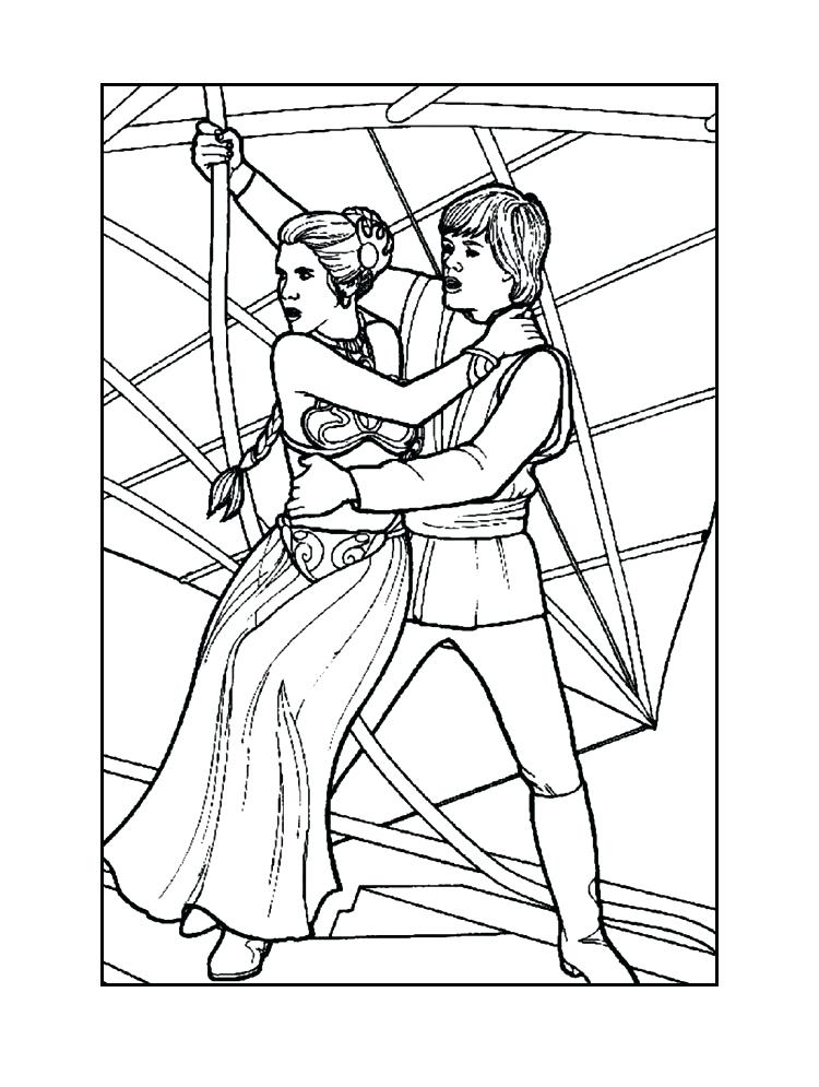 82 Princess Leia Coloring Pages Printable 80