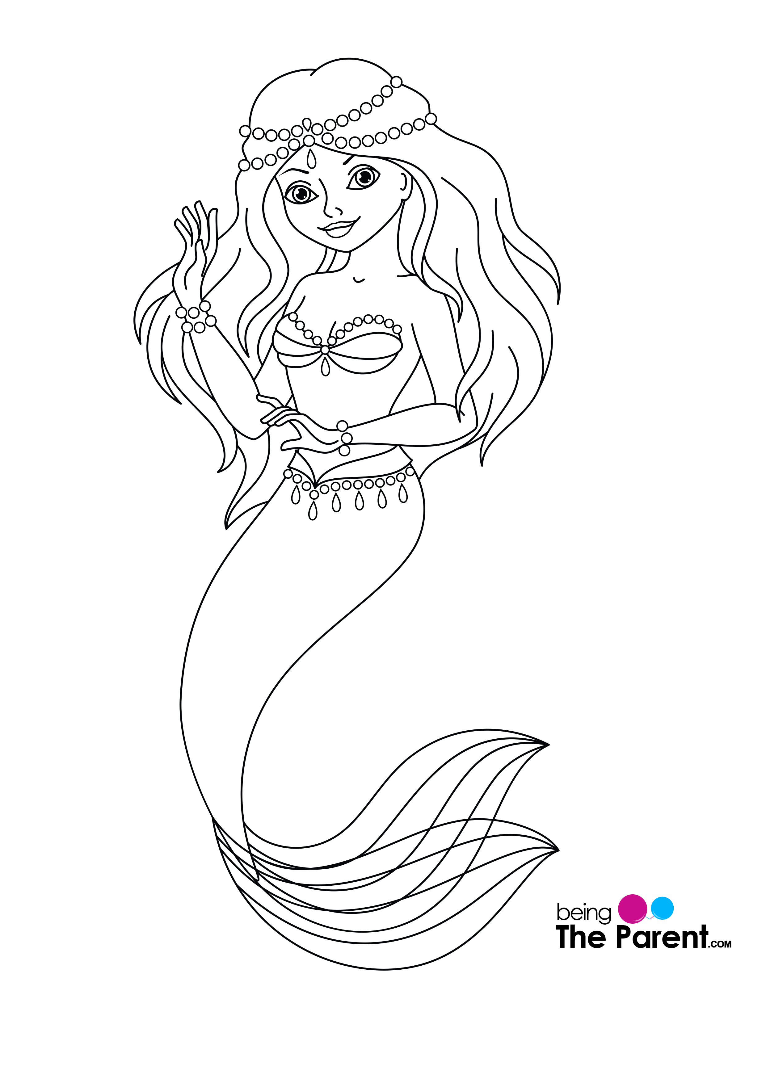 84 Barbie Mermaid Coloring Pages Printable 74