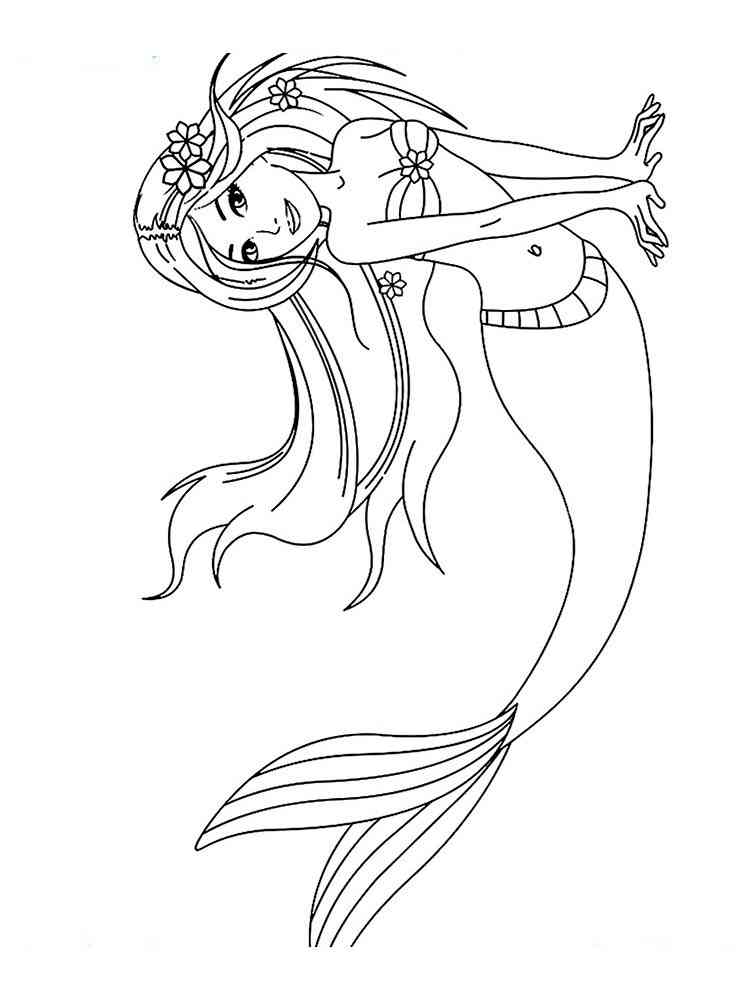 84 Barbie Mermaid Coloring Pages Printable 82