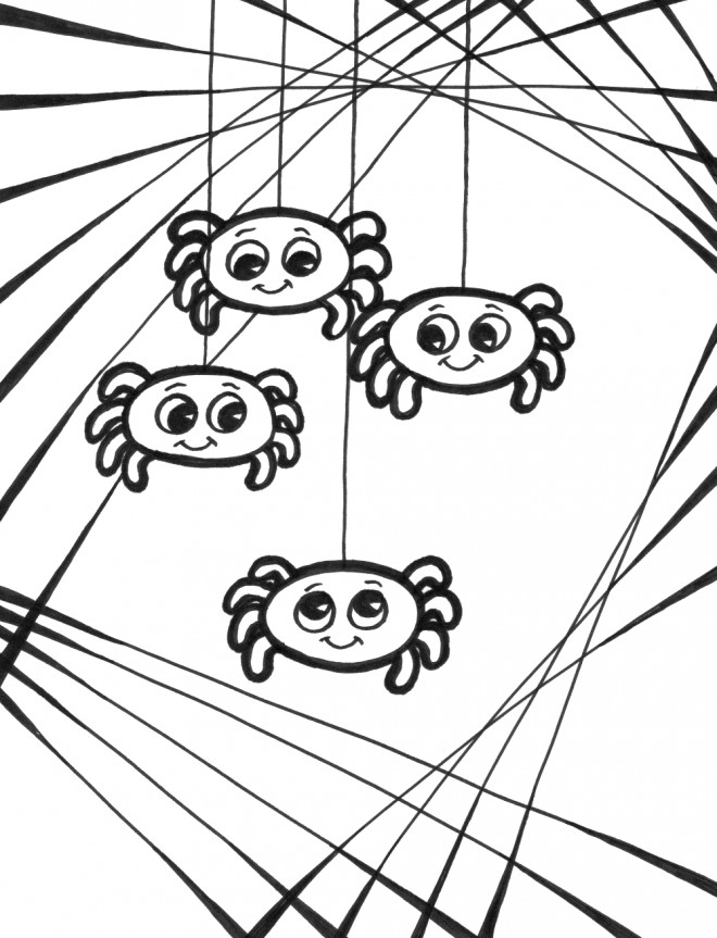 89 Printable Spider Coloring Pages for Kids 14