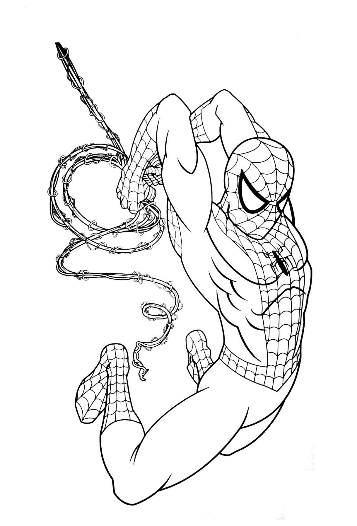 89 Printable Spider Coloring Pages for Kids 20