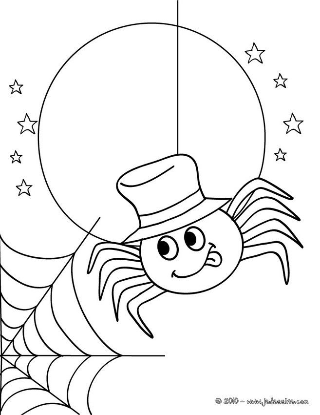 89 Printable Spider Coloring Pages for Kids 27