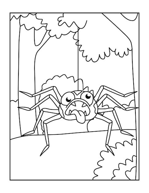 89 Printable Spider Coloring Pages for Kids 28