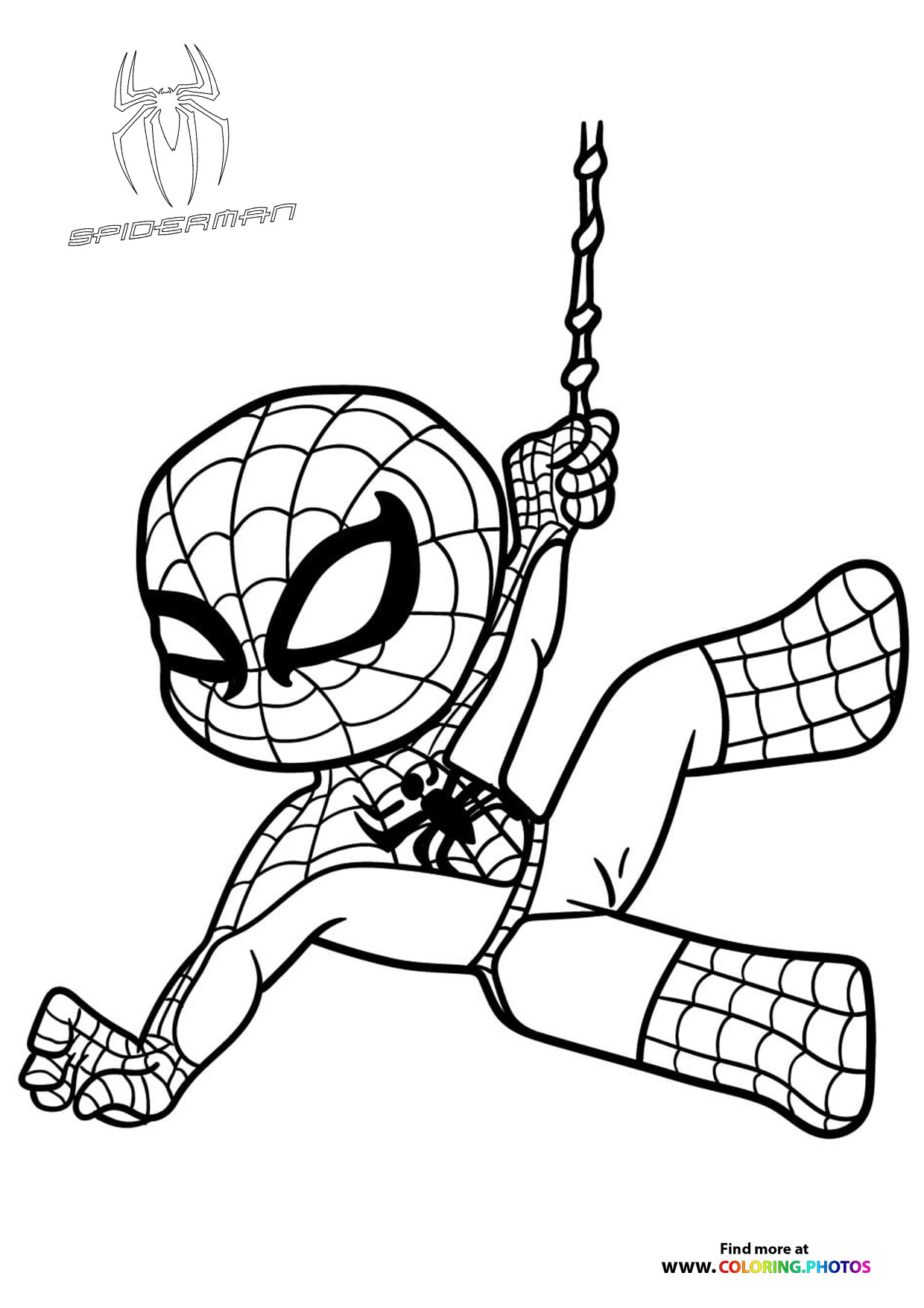 89 Printable Spider Coloring Pages for Kids 31