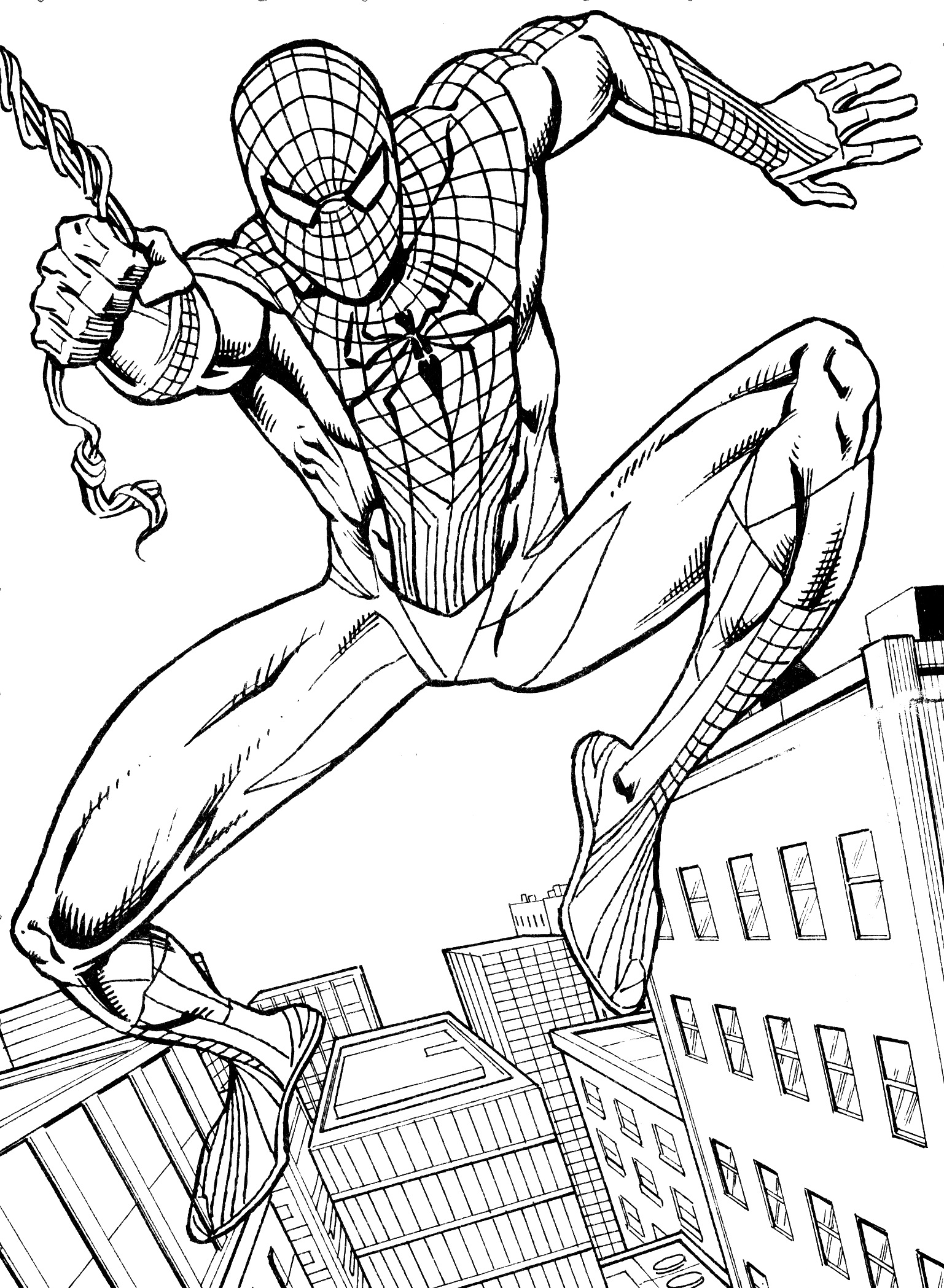 89 Printable Spider Coloring Pages for Kids 32