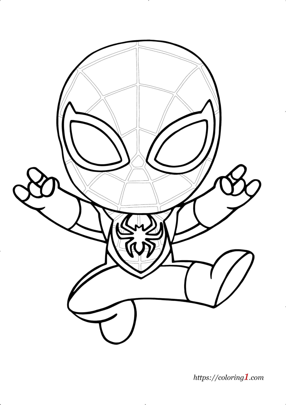 89 Printable Spider Coloring Pages for Kids 34