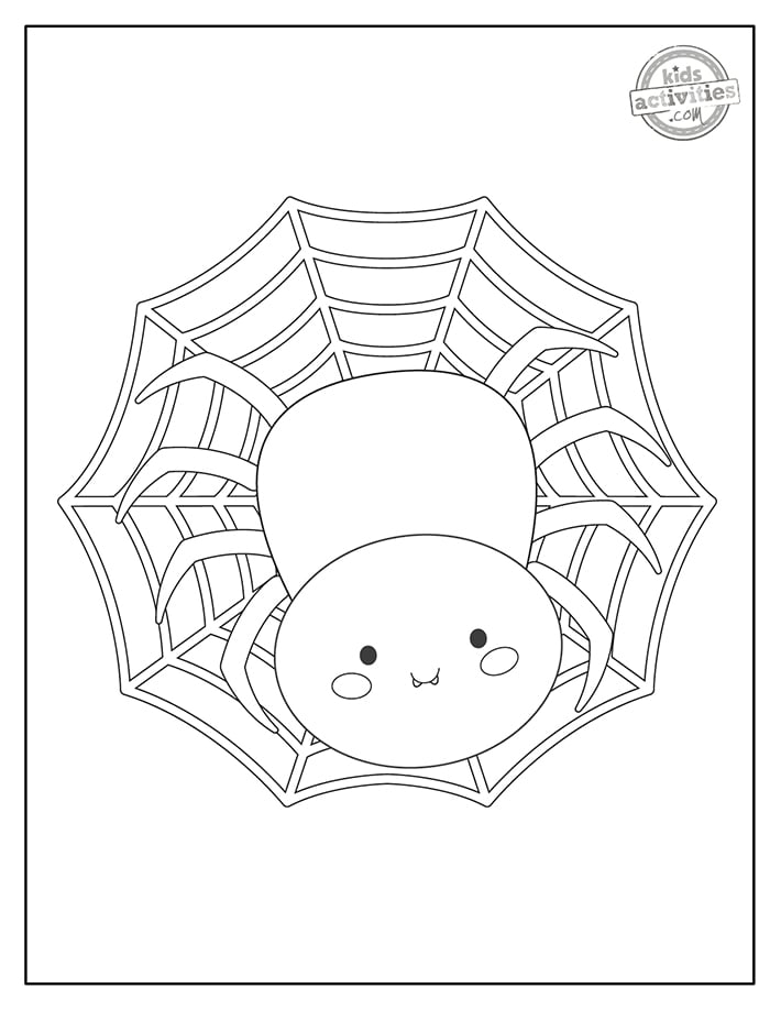 89 Printable Spider Coloring Pages for Kids 43