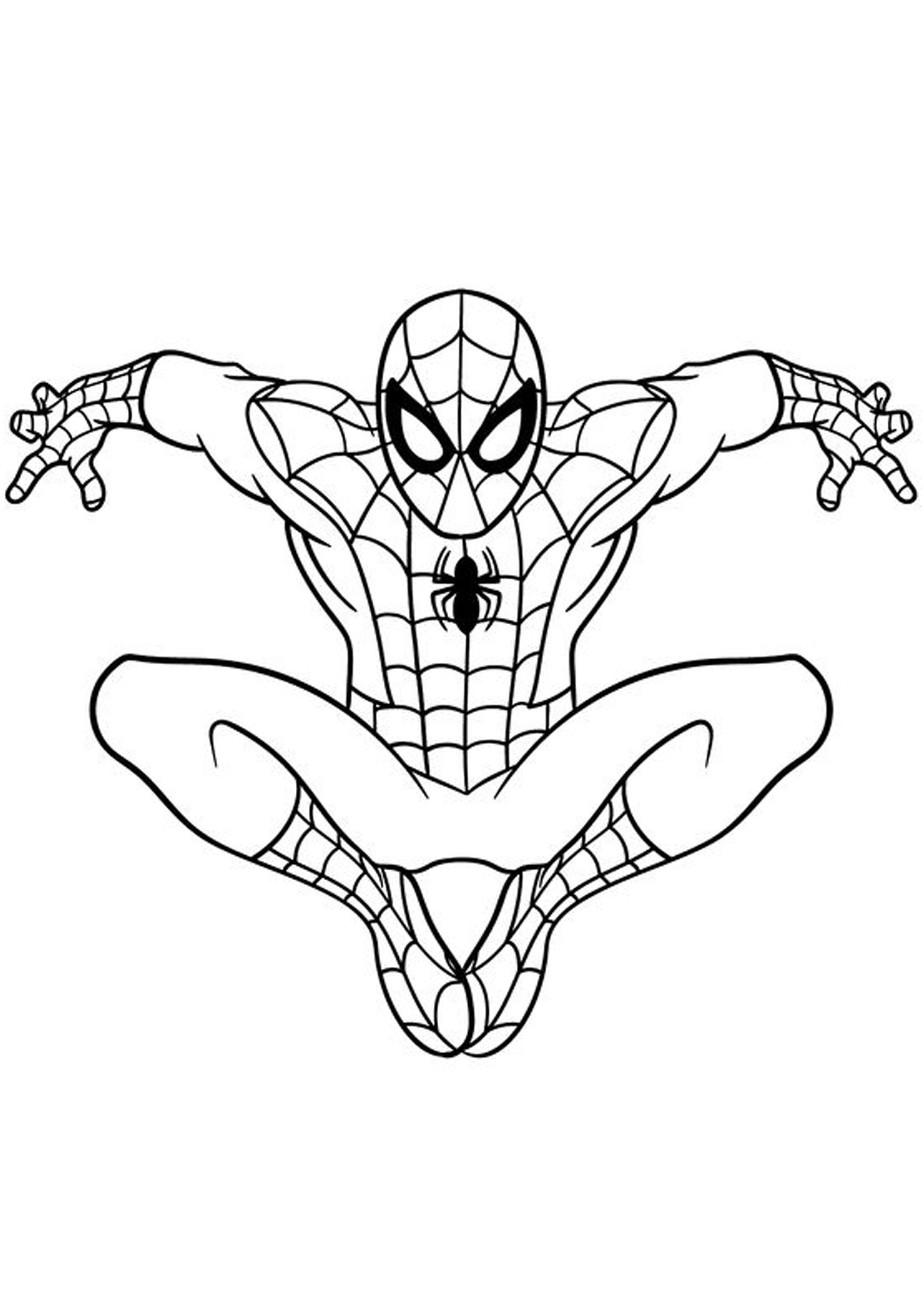 89 Printable Spider Coloring Pages for Kids 48