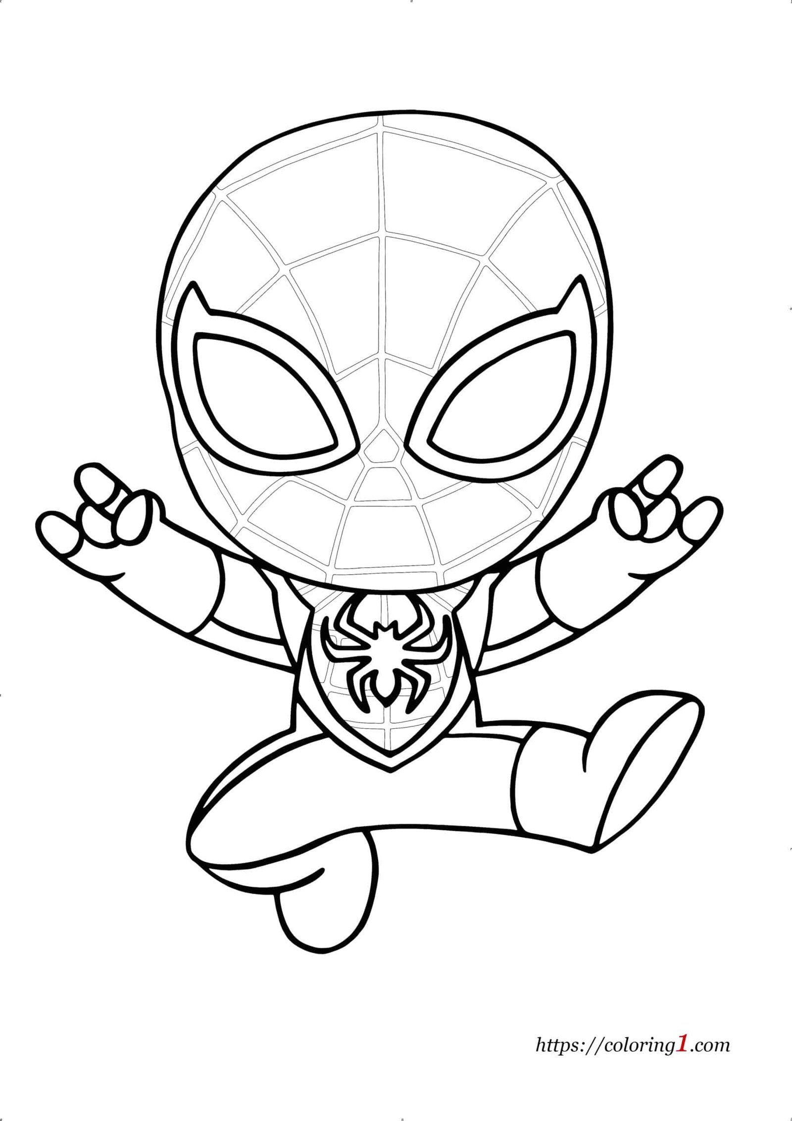 89 Printable Spider Coloring Pages for Kids 49