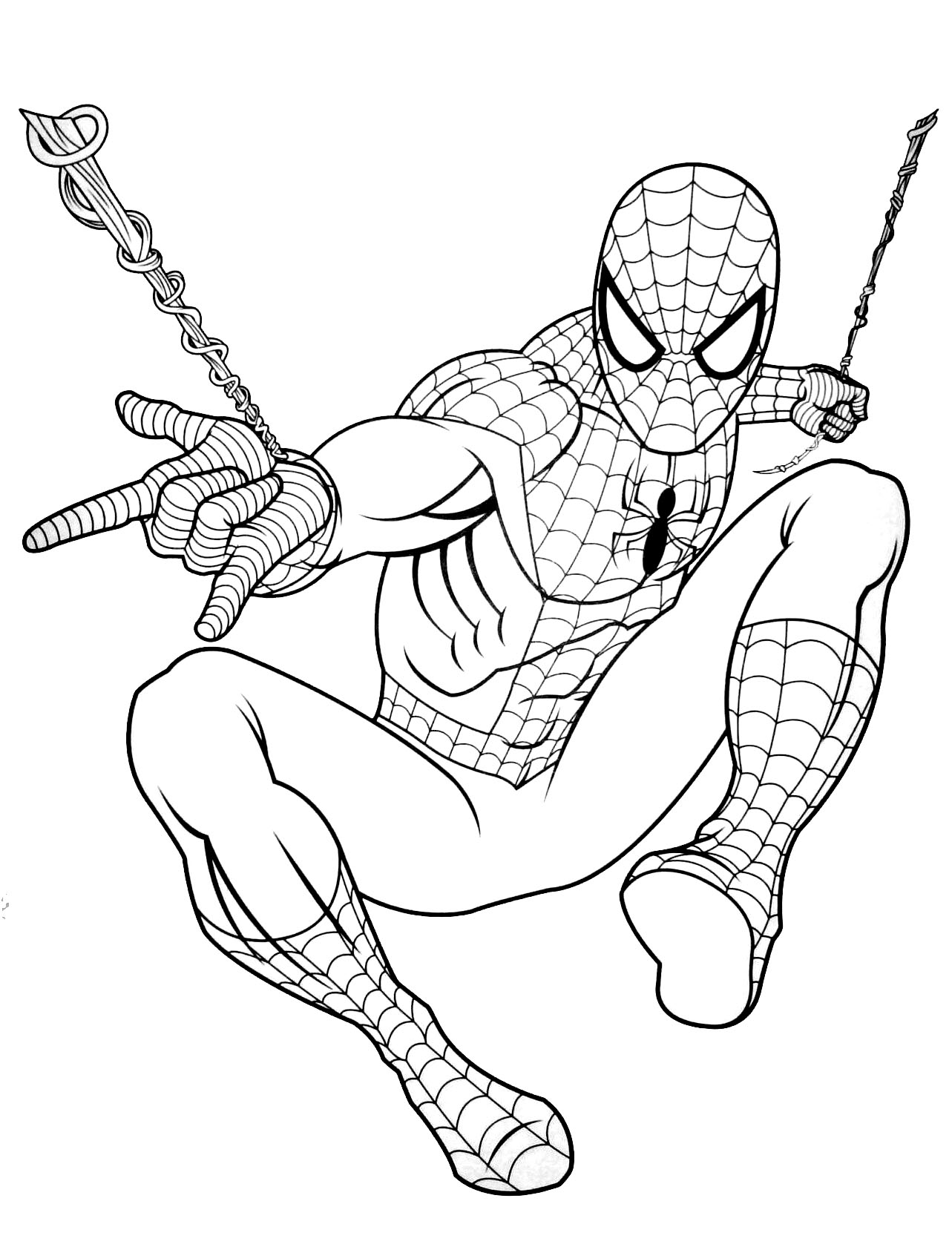 89 Printable Spider Coloring Pages for Kids 57