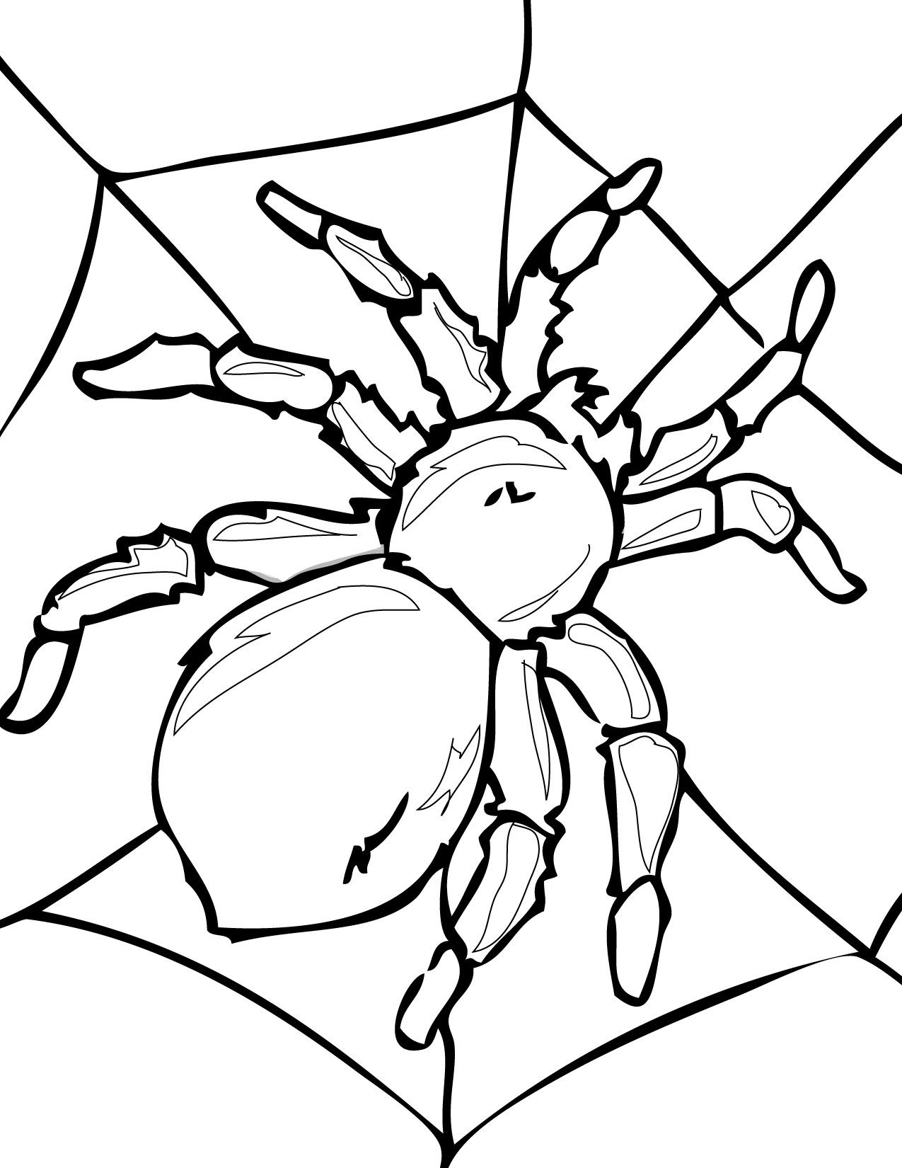 89 Printable Spider Coloring Pages for Kids 71