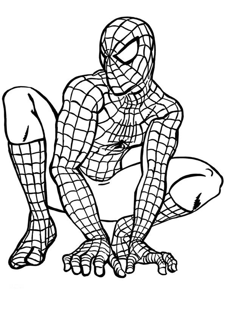 89 Printable Spider Coloring Pages for Kids 77