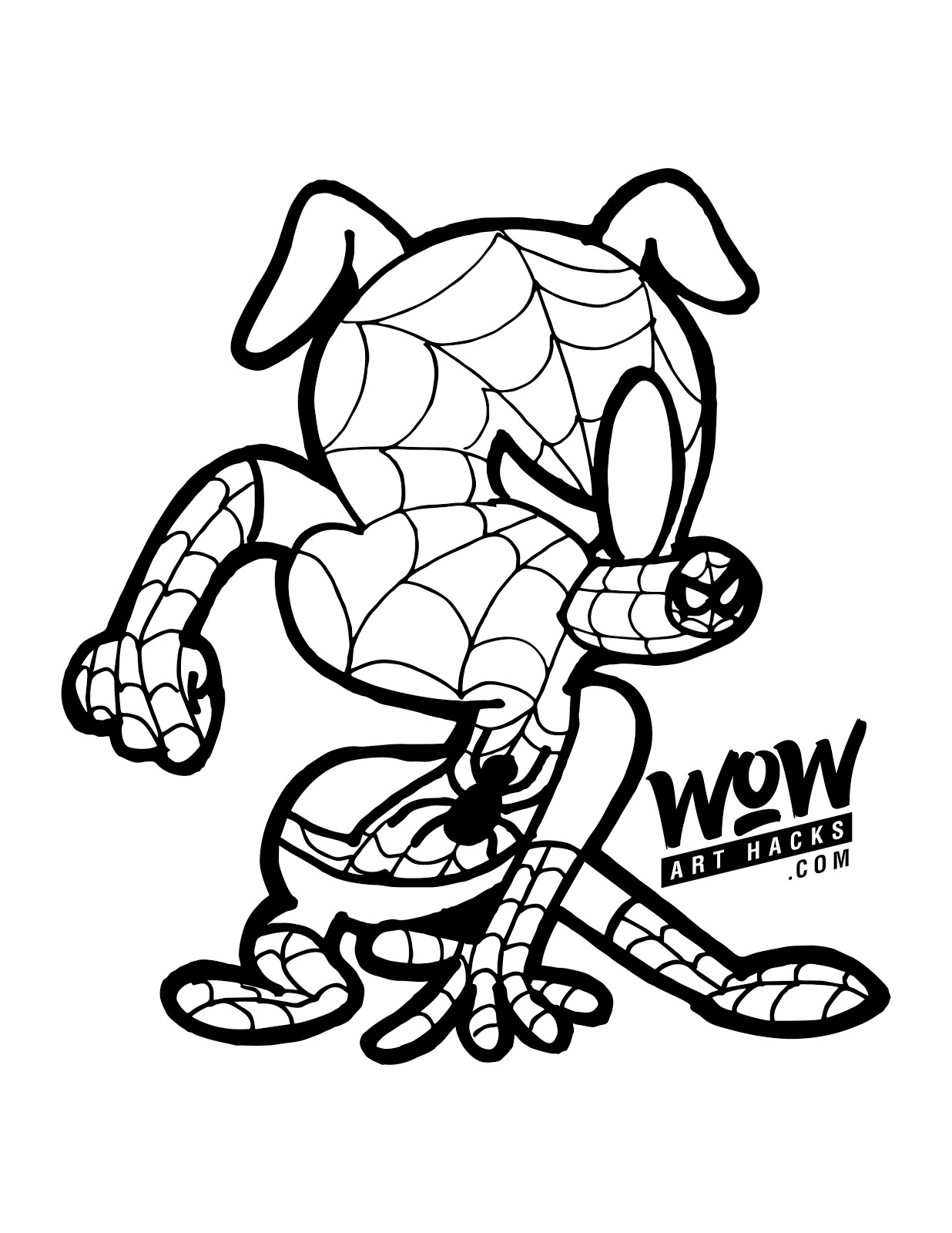 printable spider coloring pages for kids jpg