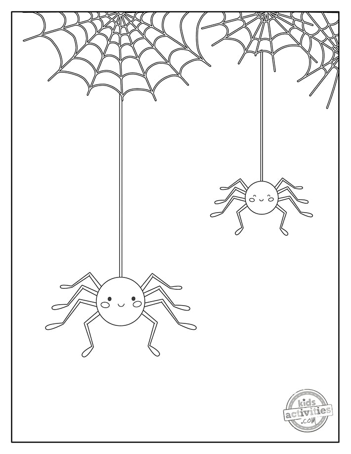 89 Printable Spider Coloring Pages for Kids 83