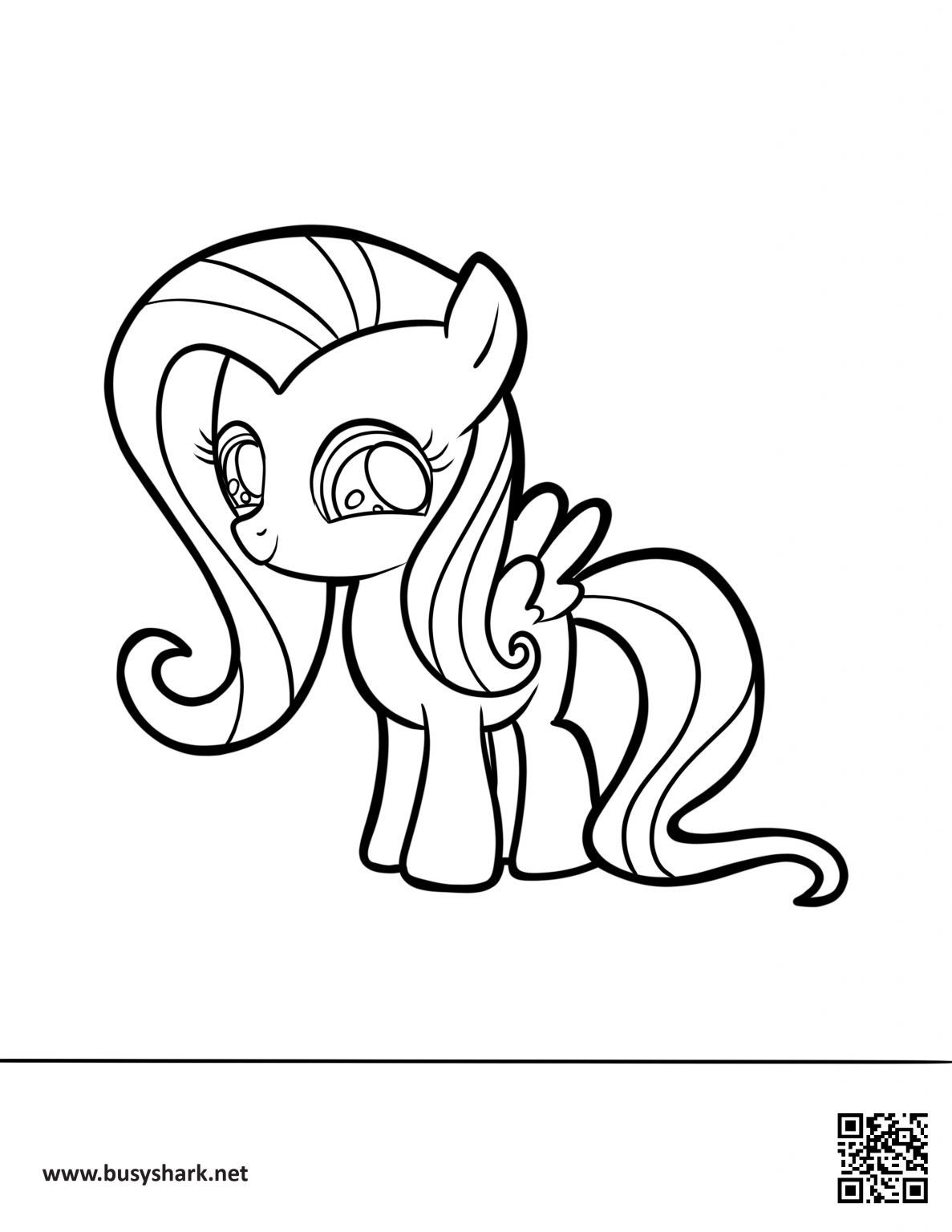 93 Fluttershy Coloring Pages Printable 15