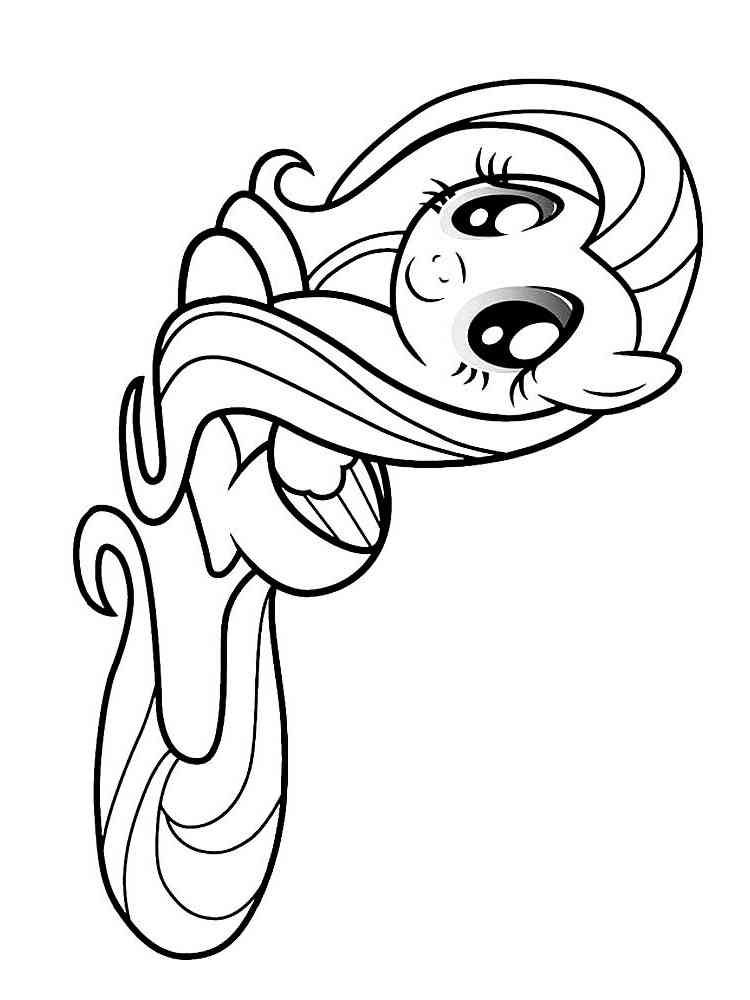 93 Fluttershy Coloring Pages Printable 21