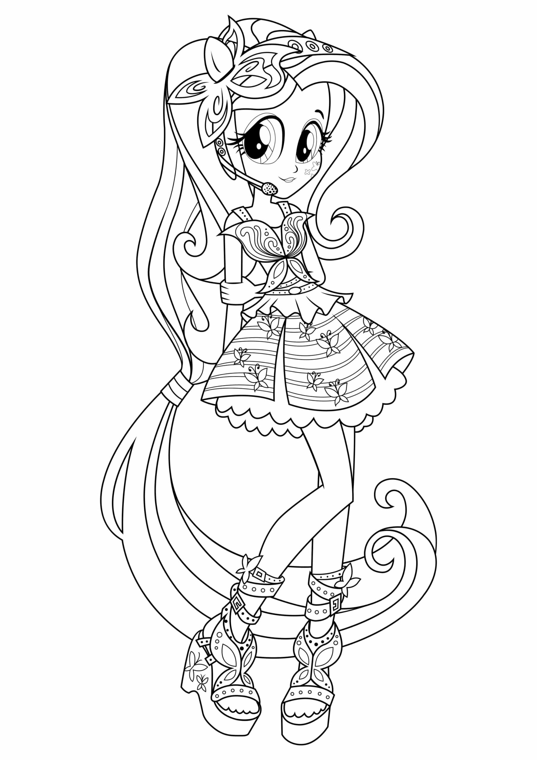 93 Fluttershy Coloring Pages Printable 23