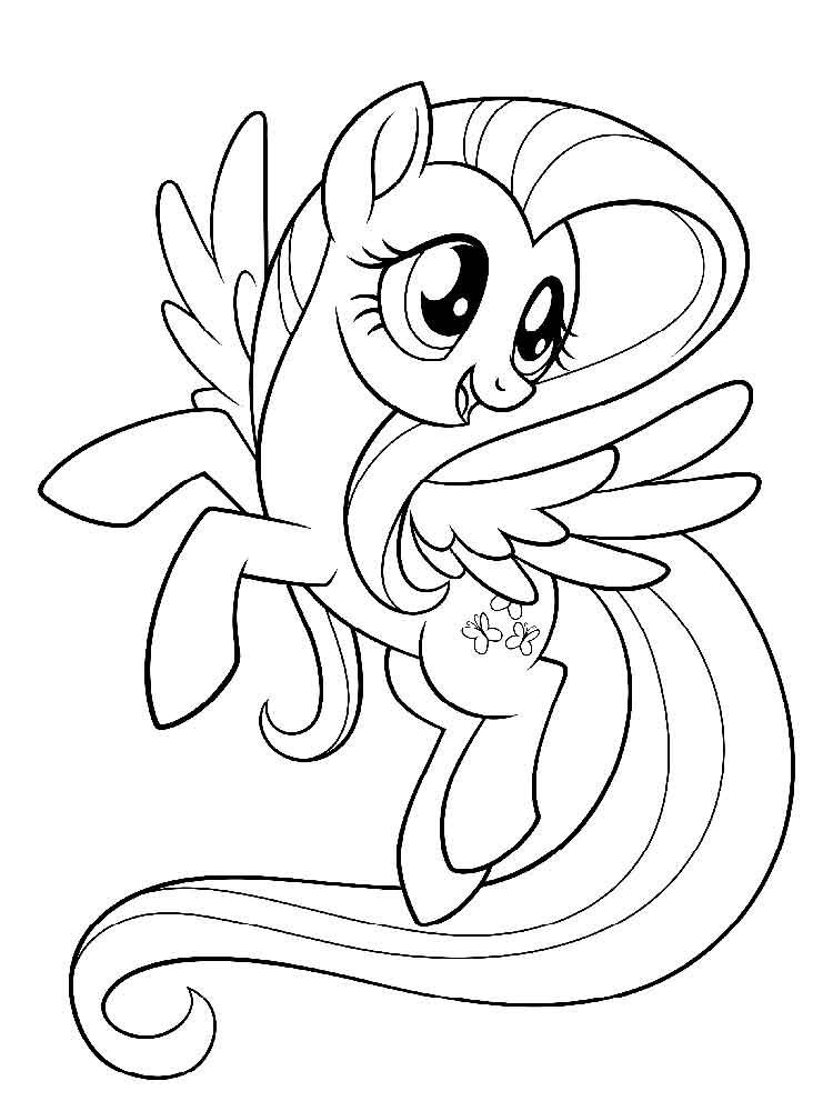 93 Fluttershy Coloring Pages Printable 25