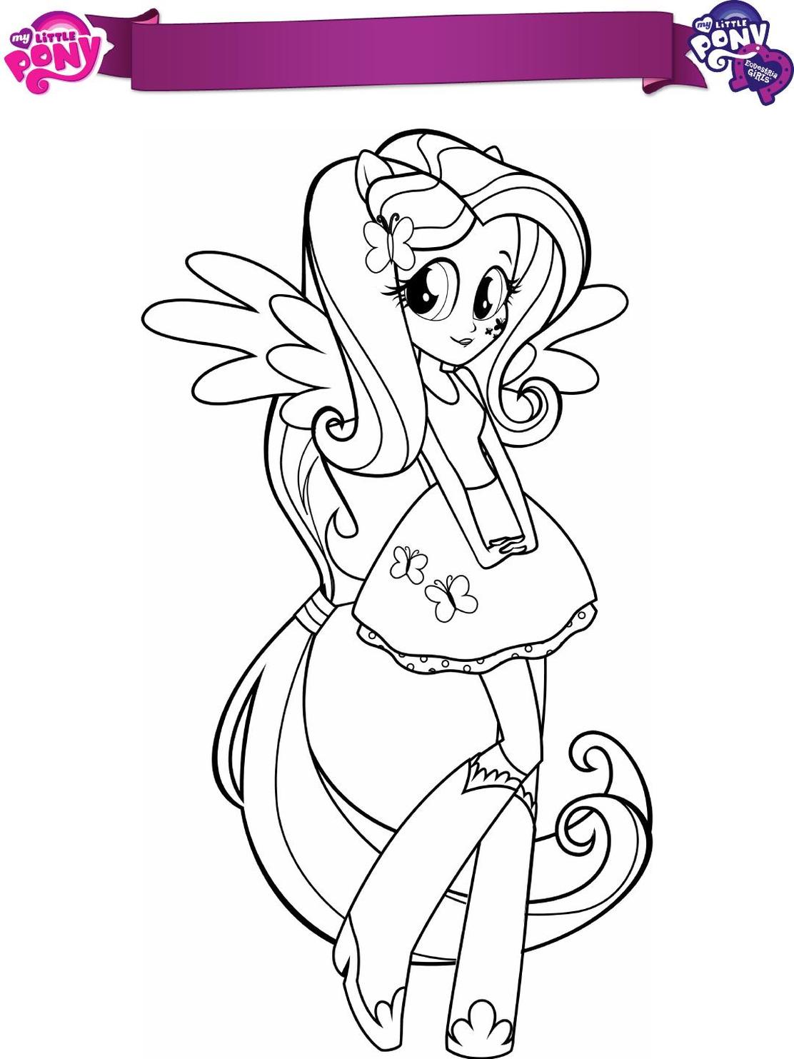 93 Fluttershy Coloring Pages Printable 28