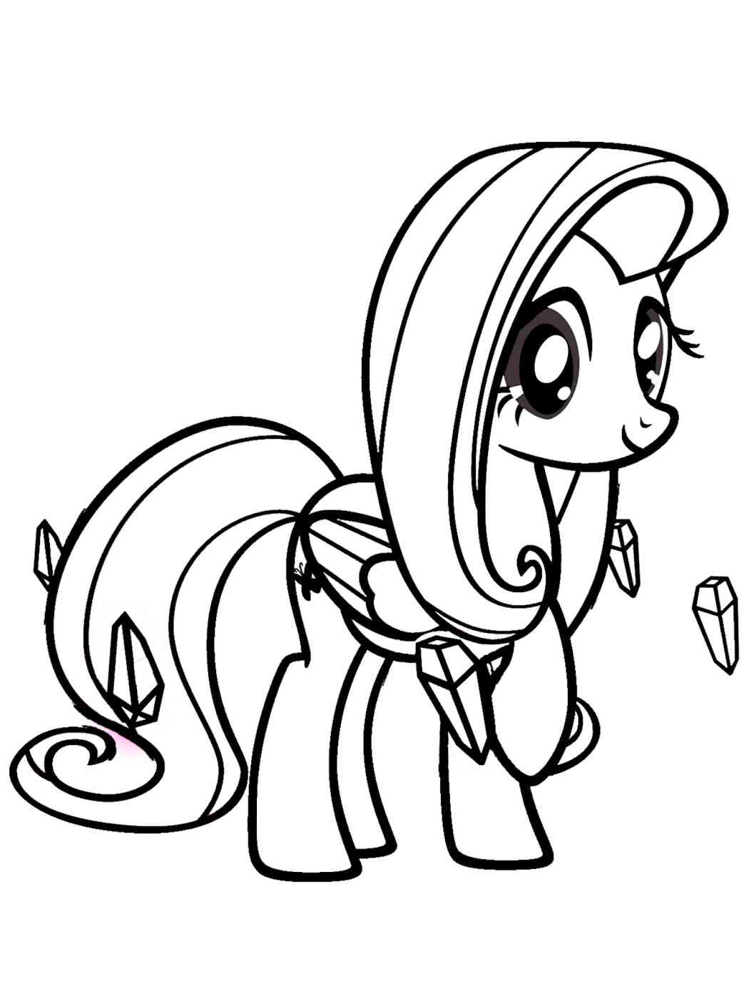 93 Fluttershy Coloring Pages Printable 29