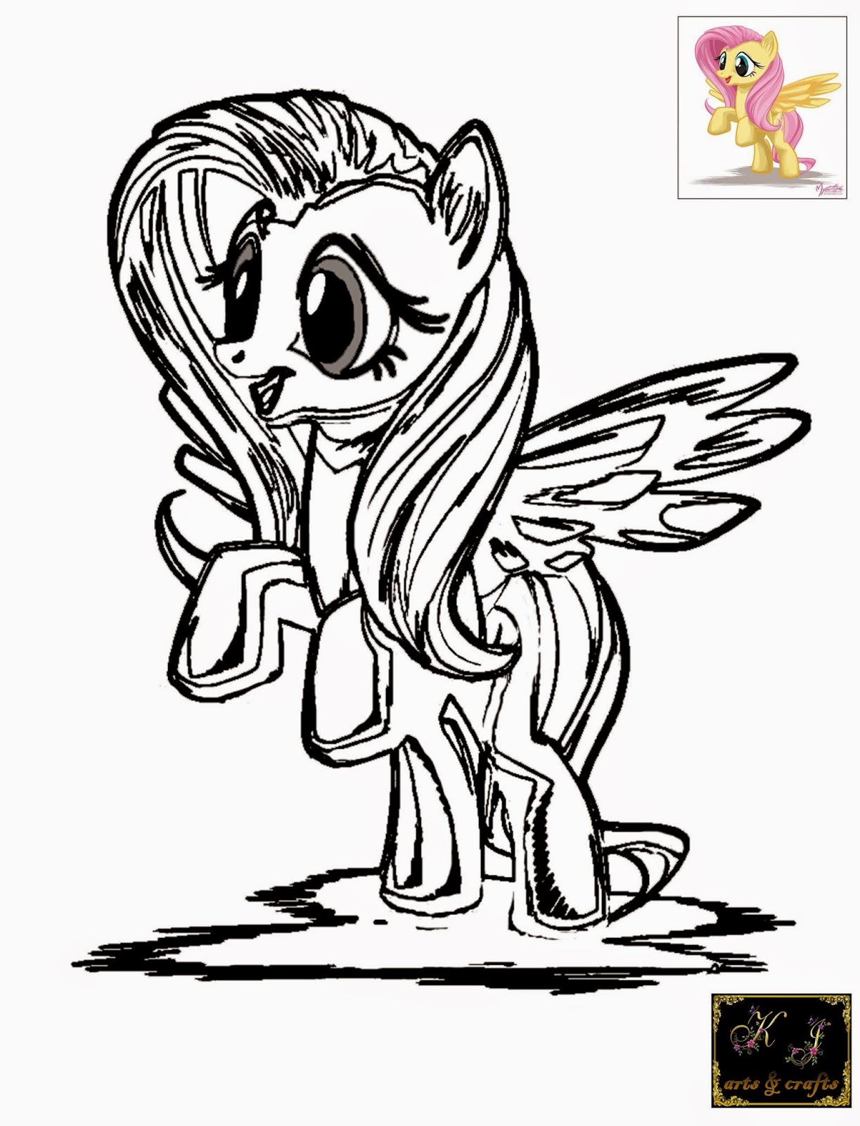 93 Fluttershy Coloring Pages Printable 31