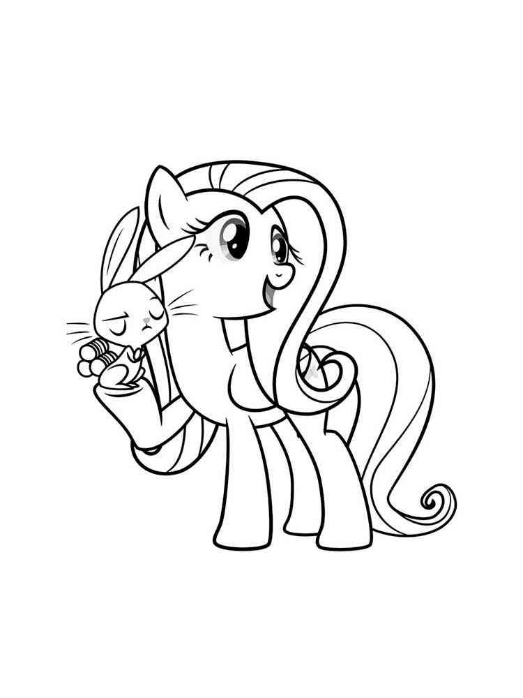 93 Fluttershy Coloring Pages Printable 34