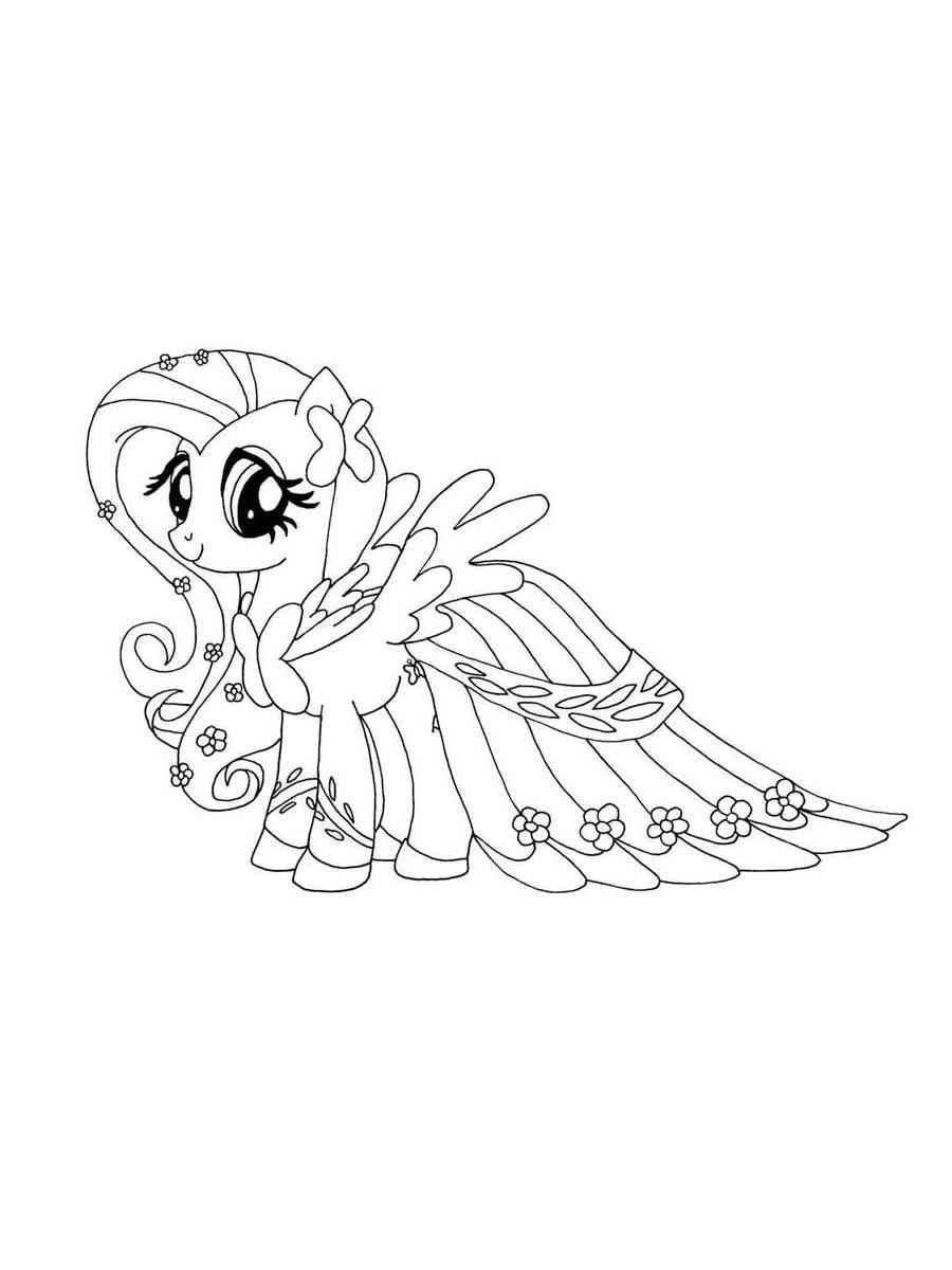 93 Fluttershy Coloring Pages Printable 41