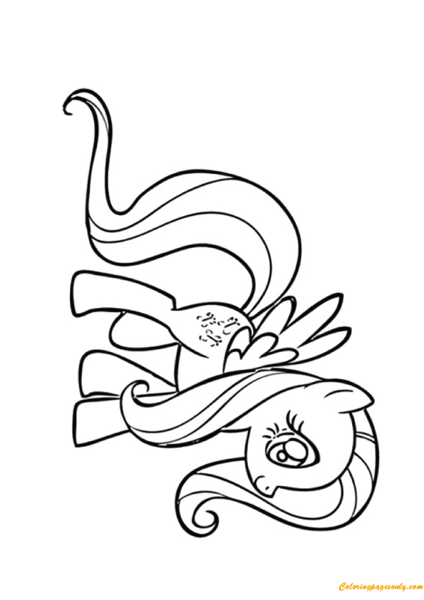 93 Fluttershy Coloring Pages Printable 42