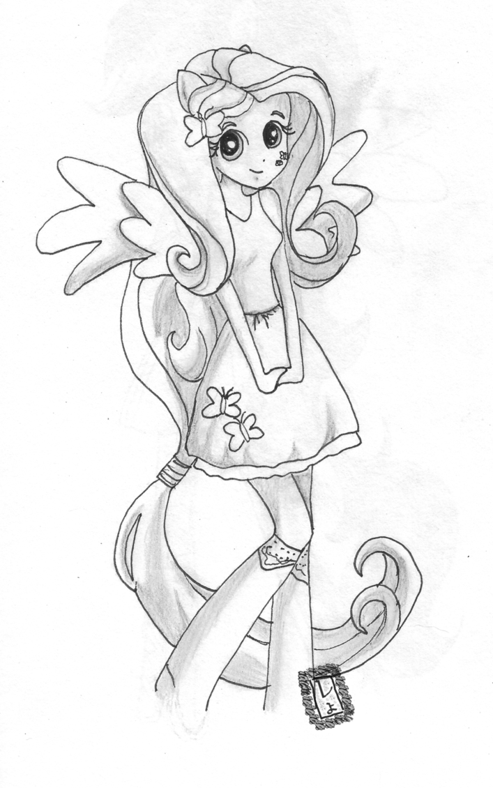 93 Fluttershy Coloring Pages Printable 43