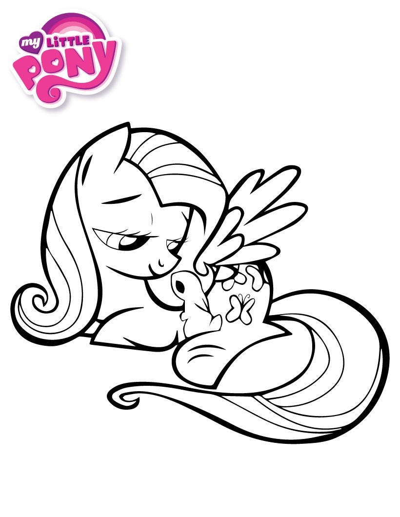 93 Fluttershy Coloring Pages Printable 5