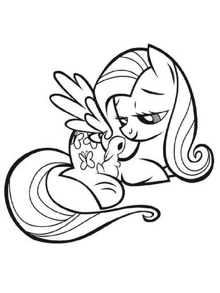 93 Fluttershy Coloring Pages Printable 50