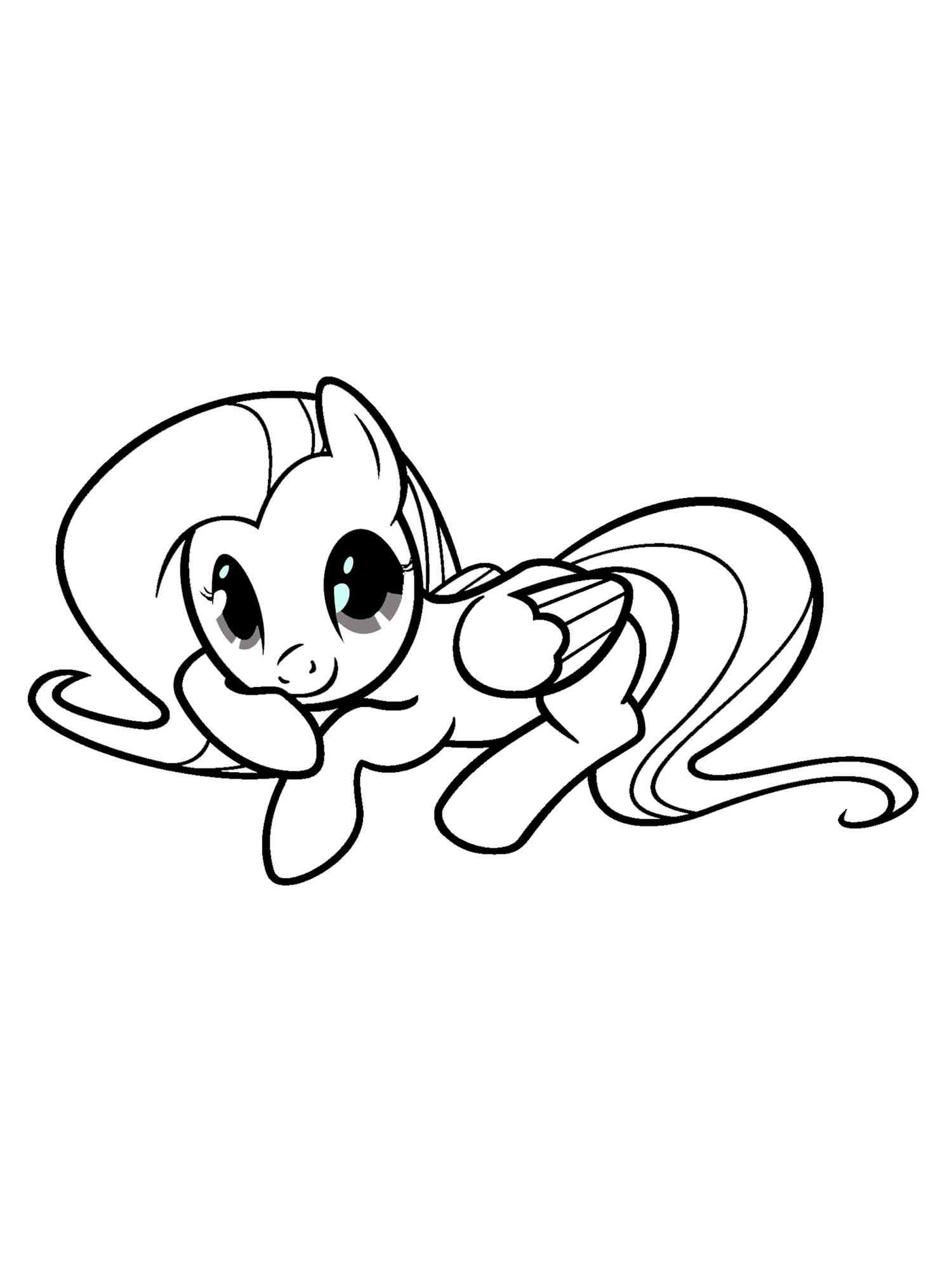 93 Fluttershy Coloring Pages Printable 51