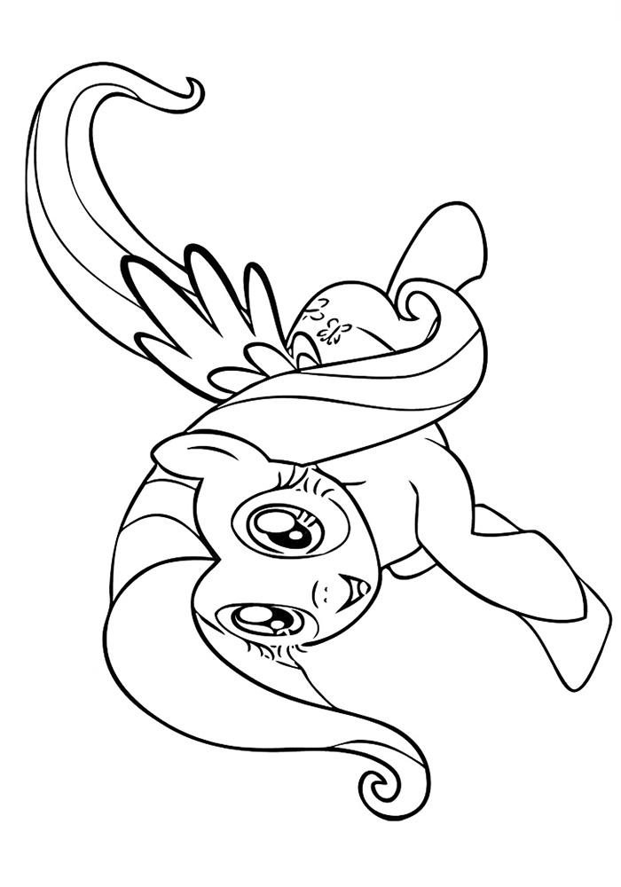 93 Fluttershy Coloring Pages Printable 57