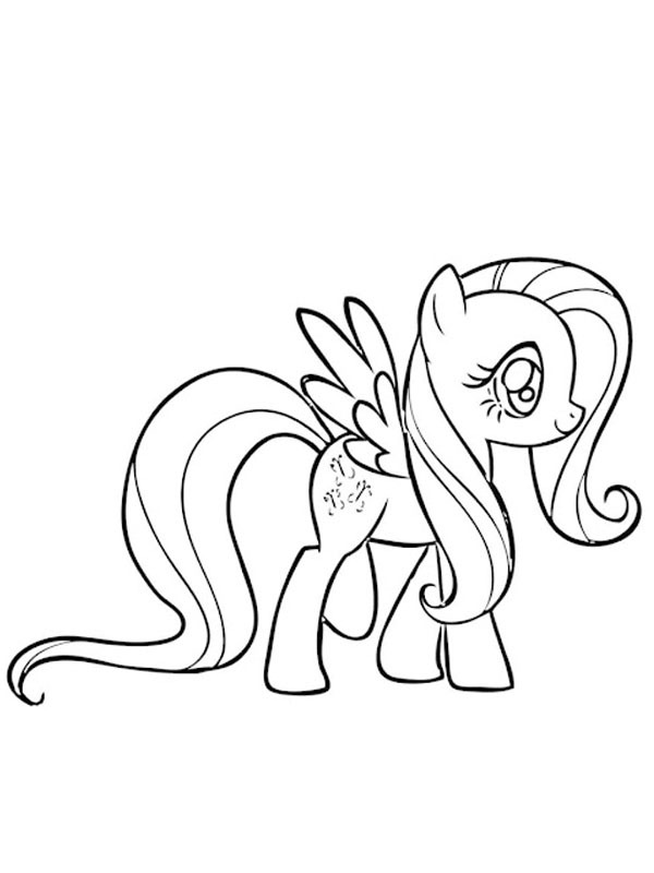 93 Fluttershy Coloring Pages Printable 6