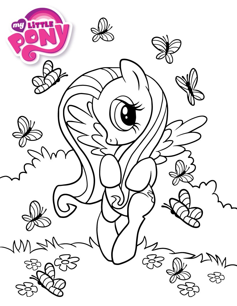 93 Fluttershy Coloring Pages Printable 60