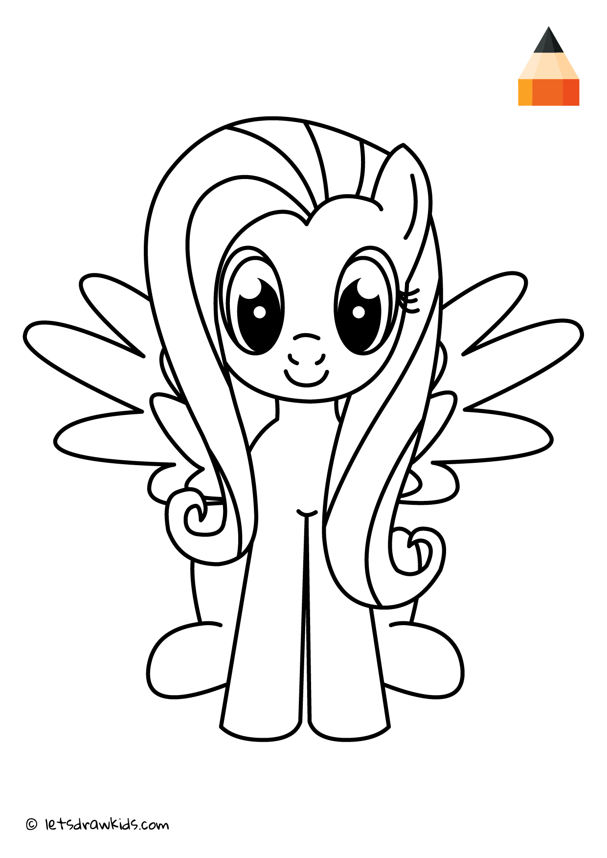 93 Fluttershy Coloring Pages Printable 65