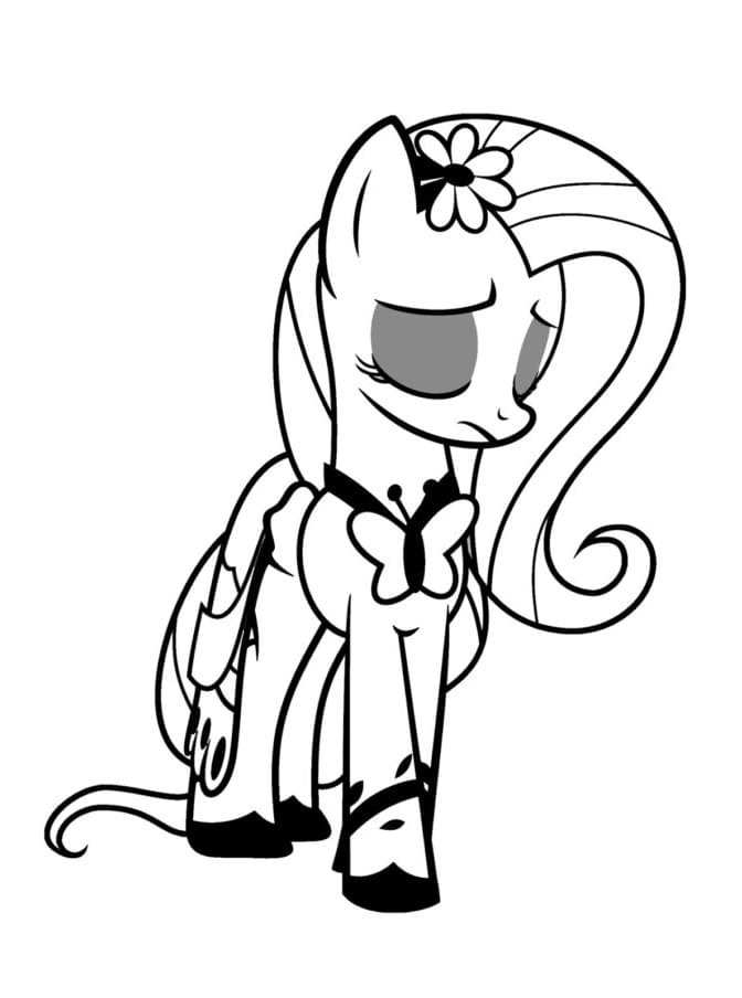 93 Fluttershy Coloring Pages Printable 67