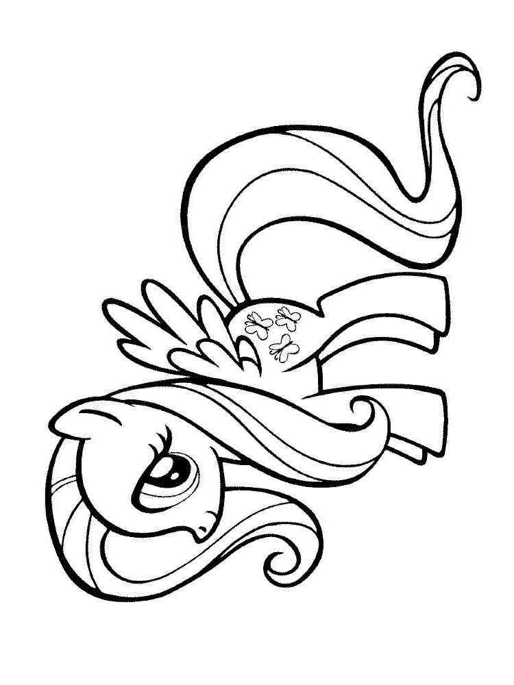 93 Fluttershy Coloring Pages Printable 68