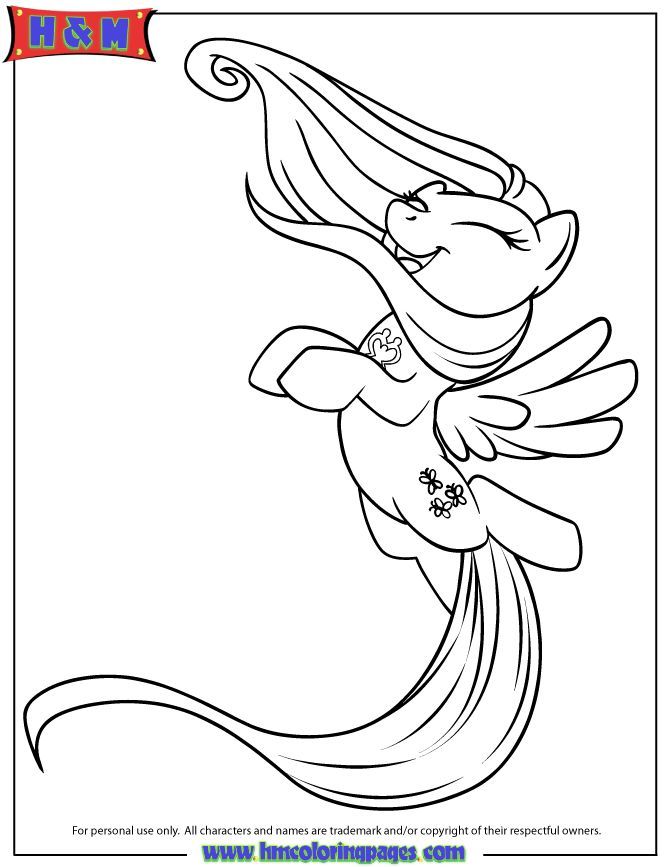 93 Fluttershy Coloring Pages Printable 69