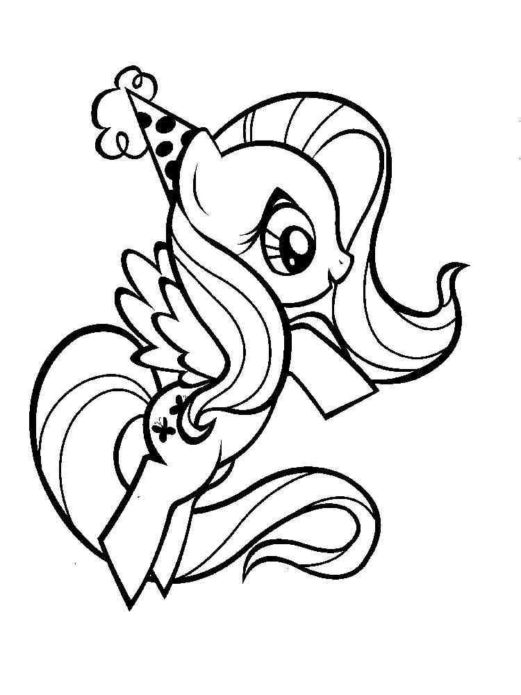 fluttershy coloring pages printable jpg