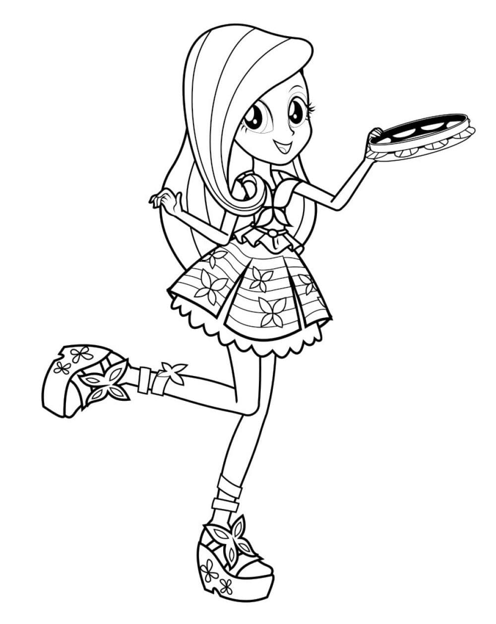 93 Fluttershy Coloring Pages Printable 8