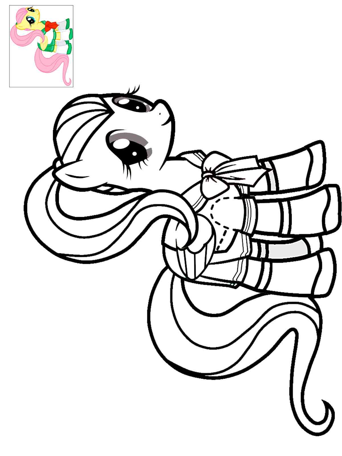 93 Fluttershy Coloring Pages Printable 80