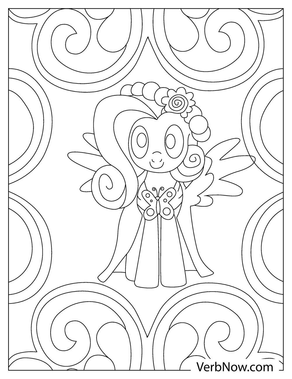 93 Fluttershy Coloring Pages Printable 81