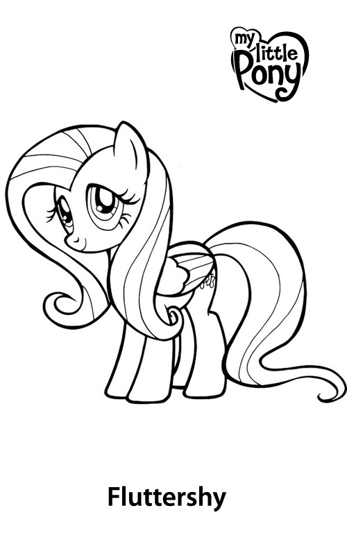 93 Fluttershy Coloring Pages Printable 87