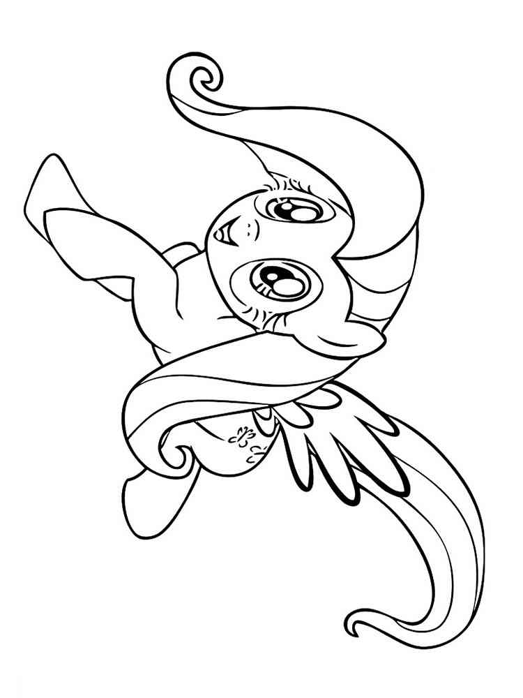 93 Fluttershy Coloring Pages Printable 90