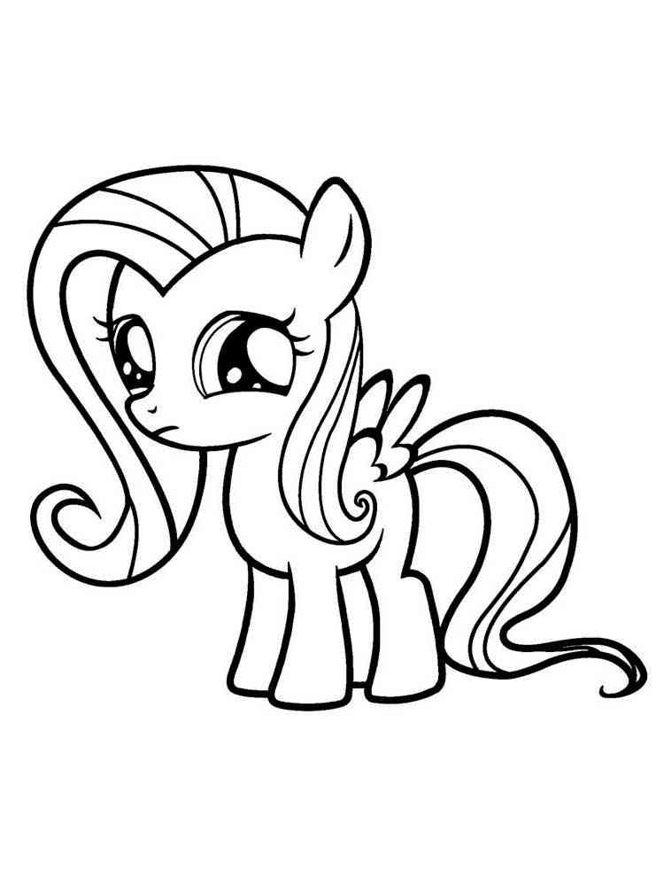 93 Fluttershy Coloring Pages Printable 91