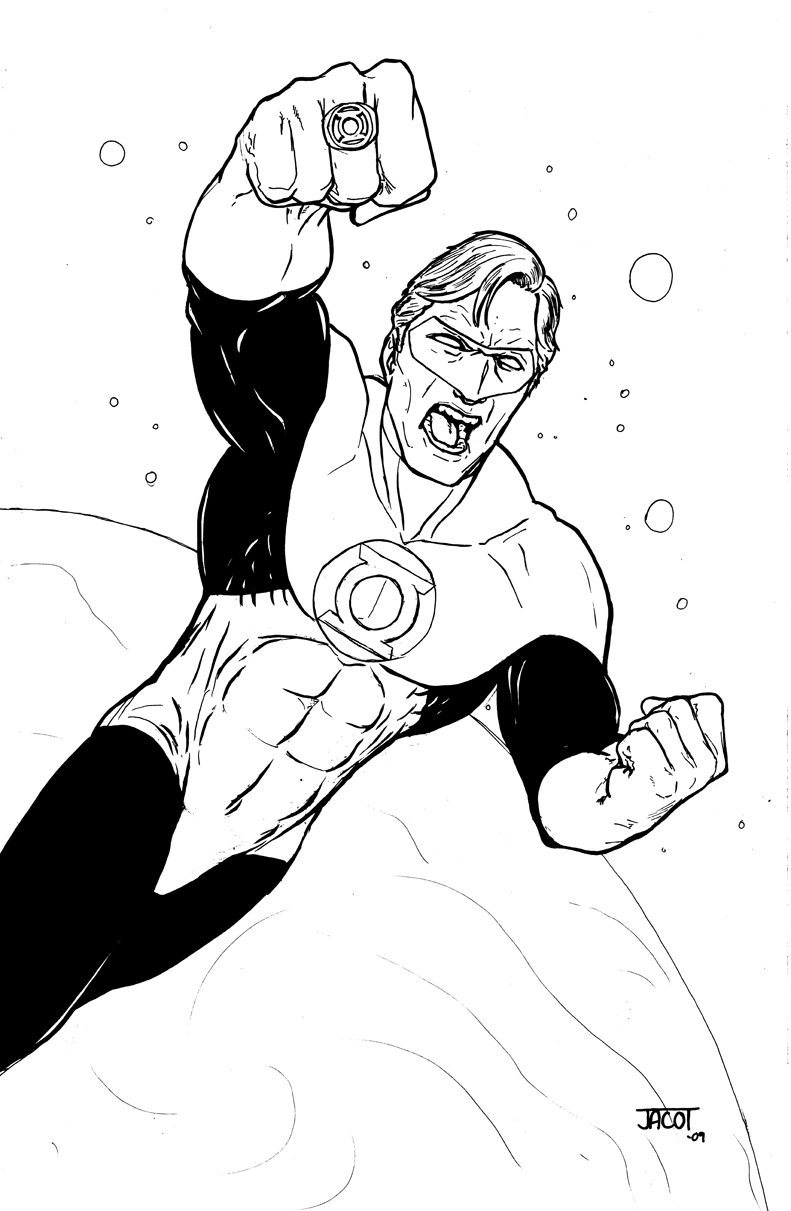 94 Free Printable Green Lantern Coloring Pages 14