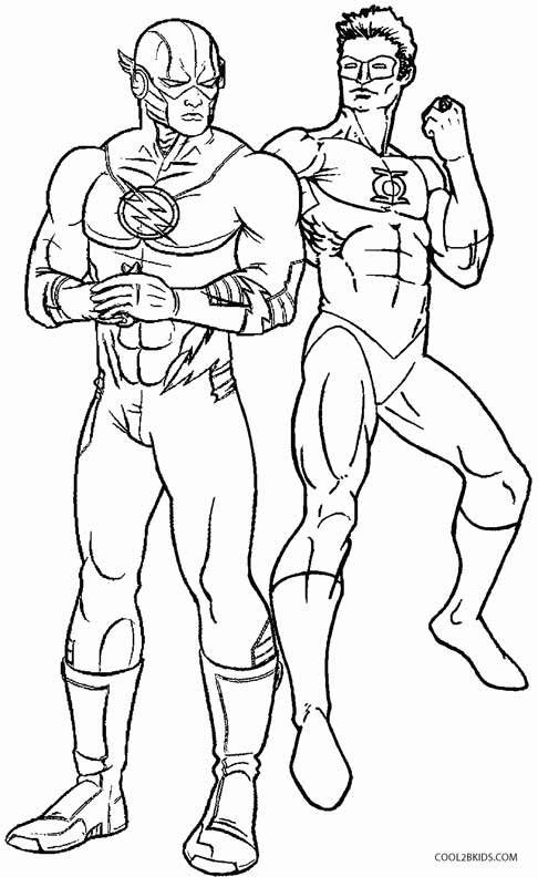 94 Free Printable Green Lantern Coloring Pages 22