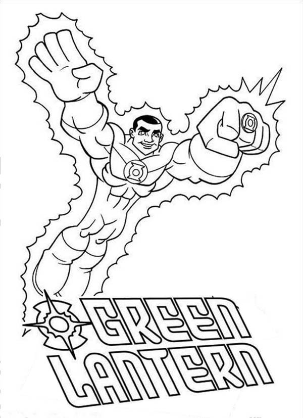 free printable green lantern coloring pages jpg